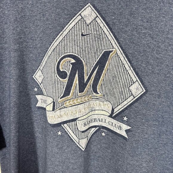 Vintage Milwaukee Brewers Nike Center Swoosh Shirt - Picture 3 of 7